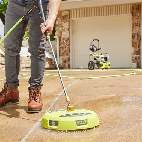 Driveway pressure washer. On our trip to Arkansas, we power washed the dirtiest driveway I've ever seen. We used the surface cleaner for the big areas until it wouldn't spin anymore s... 