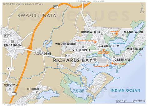 Driving Directions from Richards Bay to Howick