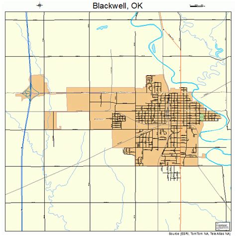 Driving Distance from AUS to Blackwell, OK