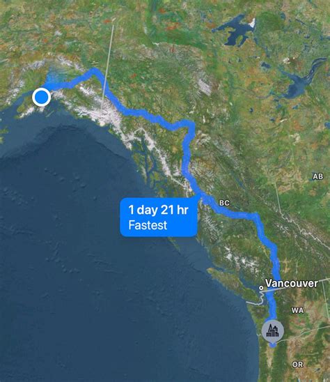 Driving Distance from Anchorage, AK to Portland, OR - Travelmath