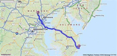 Driving Distance from Baltimore, MD to Owings Mills, MD - Travelmath