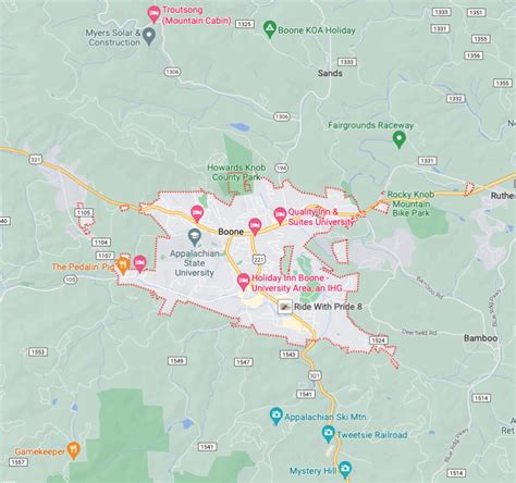 Driving Distance from CLT to Boone, NC - Travelmath