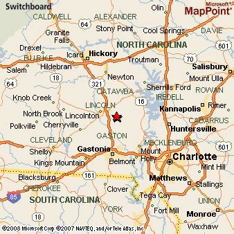 Driving Distance from Charlotte, NC to Iron Station, NC