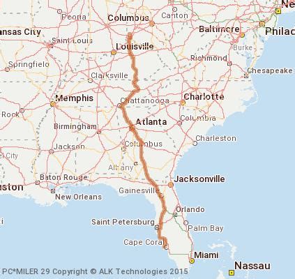 Driving Distance from Cleveland, OH to Miami, FL - Travelmath