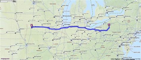 Driving Distance from Des Moines, IA to Colorado Springs, CO