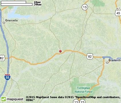 Driving Distance from Eupora, MS to MS1 - travelmath.com