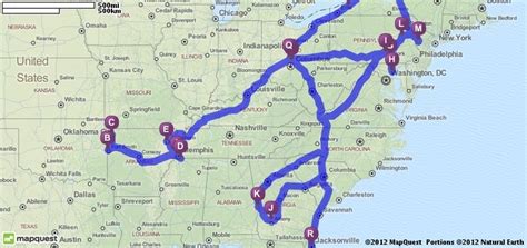 Driving Distance from Jacksonville, FL to Memphis, TN