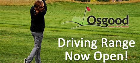 Driving Range at Osgood Public Golf Course is Open! Fargo Golf