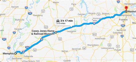 Driving Time from Cookeville, TN to Jacksonville, FL