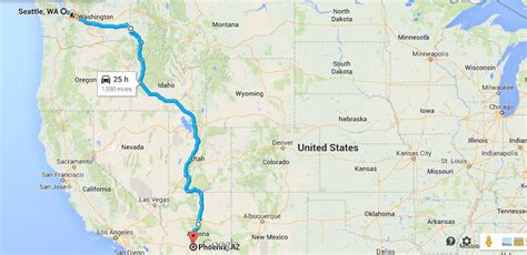 Driving Time from Flagstaff, AZ to Seattle, WA - Travelmath