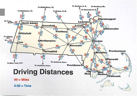 Driving Time from Westford, MA to Boston, MA - Travelmath