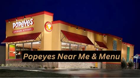 Find a Popeyes near you or see all Popeyes