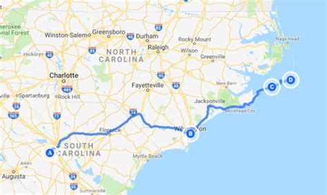 How long is the drive from Charlotte to Charleston? The direct drive from Charlotte to Charleston is 265 mi (426 km), ... Total Distance. 4 hrs 5 mins. Drive Time.. 