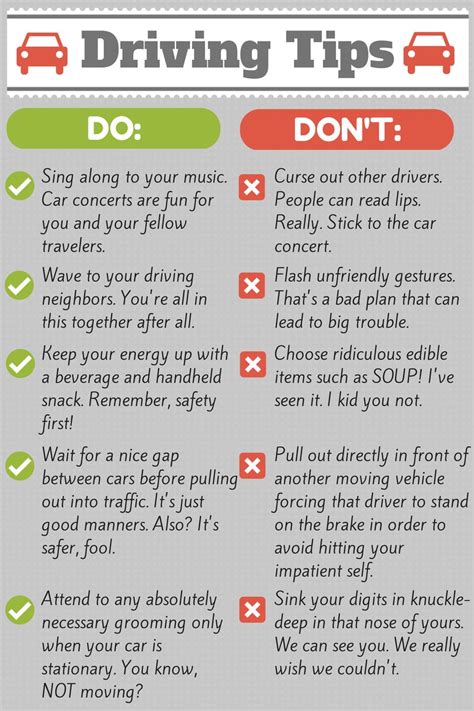 Driving tips. Driving is an essential skill that many people aspire to acquire. Whether you’re a teenager getting ready to hit the road for the first time or an adult looking to brush up on your... 
