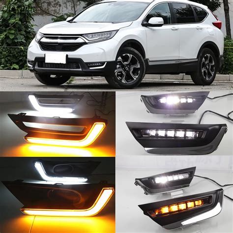 Drl honda crv. CRV Fog Lights Driving DRL for Honda CR-V LED Daytime Running Lights Amber Turn Signal Honda CRV Accessories 2023 2024 With Sensor Hole . Visit the TBHOO Store. 5.0 5.0 out of 5 stars 2 ratings | Search this page . $96.99 $ 96. 99. FREE Returns . Return this item for free. 