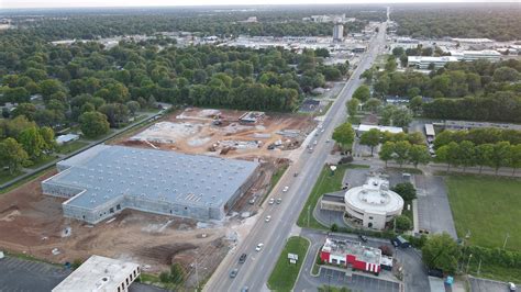 Drone video shows progress of Hy-Vee construction on East Sunshine St.