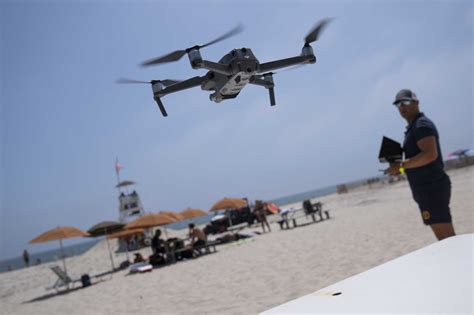 Drones sweep for sharks along New York coast as encounters rise with beachgoers