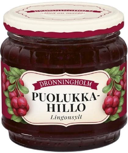 Dronningholm Lingonberry Jam 440g Finnish Food