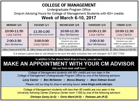 Schedule an appointment: 10-minute Drop-In Advising: Use this method to have 10 minute meeting via Zoom or in-person with your Academic & Career Advisor. Possible topics include: questions about your degree or minor requirements, one-semester academic plans, discuss dropping a course, choosing your classes, or assistance with registration.. 