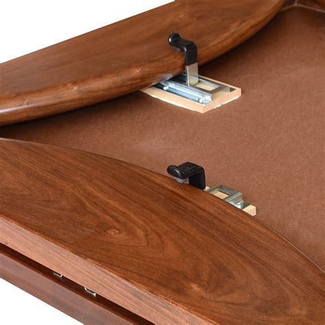 Drop leaf table hinges.  A nice drawer with ring brass hardware.  Perfect ...