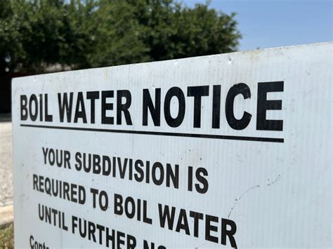 Drought conditions cause several boil water notices throughout Central Texas
