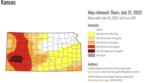Current Conditions for Anderson County. U.S. Drought Monitor 30-Day Precipitation 30-Day Temperature. The U.S. Drought Monitor depicts the location and intensity of drought across the country using 5 classifications: Abnormally Dry (D0), showing areas that may be going into or are coming out of drought, and four levels of drought (D1–D4). The .... 