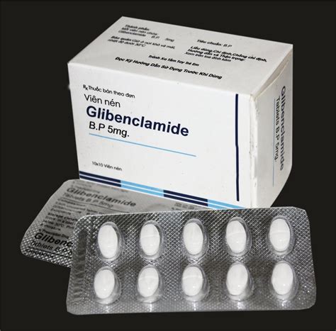 Drug - Glibenclamide (5 mg) 5mg - 10 Tablets (Glibenclamide