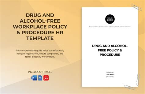 Drug Free Workplace Procedure