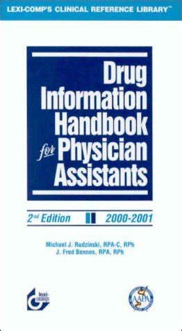Drug information handbook for physician assistants 2000 2001. - Esco il manuale dell'azienda dei servizi energetici.