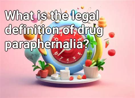 Drug paraphernalia Definition: 858 Samples Law Insider