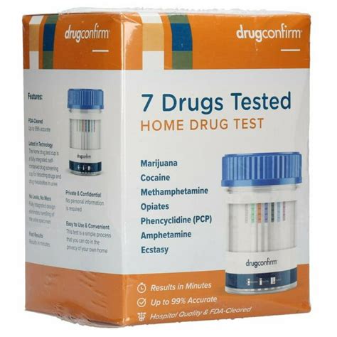 Health Wellness DrugConfirm DrugConfirm Instant Multi Drug Test Kit. More Options. Choose option: Kit. 12 Drugs 7 5 Prescription Kit. 4 Drugs. DrugConfirm DrugConfirm …. 