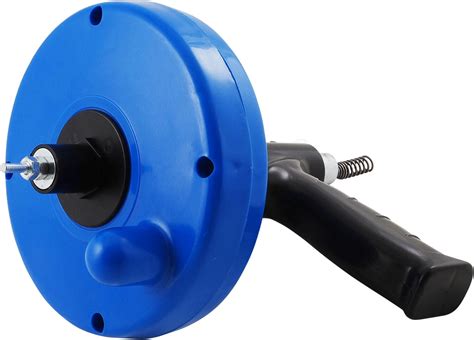 Drum auger. 23 ft. Automatic-Feed Handheld Electric Drain Cleaner. $10999. Add to Cart. Add to List. HYDROSTAR DRAINMONSTER. 50 ft. Power-Feed Drain Cleaner with GFCI. $33999. Was $ 399.99 Save $60. 
