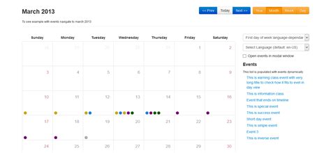 Drupal bootstrap calendar.  This includes site building tools to structure content, d...