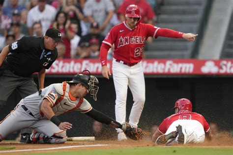 Drury has 3 hits, Giolito wins first home start as Angels beat Giants 7-5 to snap 7-game skid