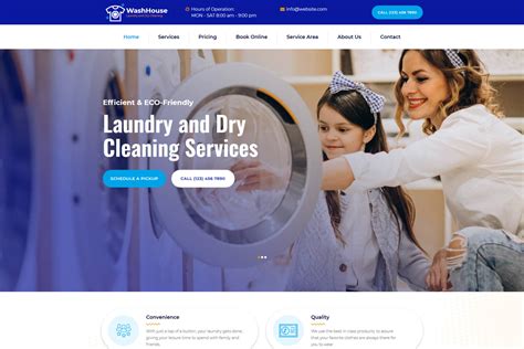 Dry Cleaning Website Template