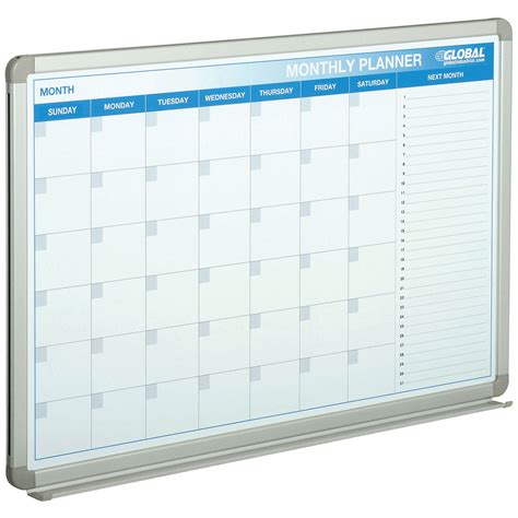 Dry Erase Calendar Boards