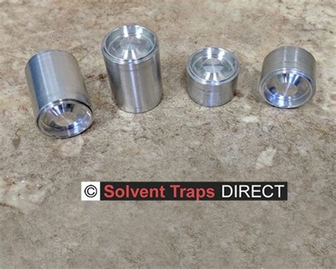 Dry Storage Cups - Solvent Traps Direct - Titanium, Aluminum