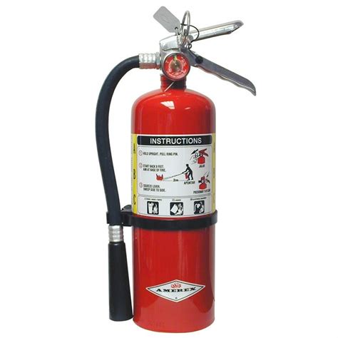 Dry chem extinguisher. Protect people and property with the AMEREX 1-A; 10-B:C 2.5 lb. ABC fire extinguisher with included fire extinguisher bracket. The AMEREX model B417T is a dry chemical commercial fire extinguisher with an ABC rating to combat fires that include ordinary materials such as cloth, paper, wood (class A), flammable liquids and gases (class B), or live electrical equipment … 