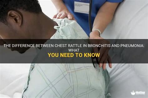 Dry cough with rattle in chest