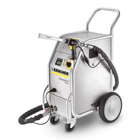 Dry ice blaster. The IB 15/120 can blast up to 120kg of dry ice pellets per hour, at up to 16 bar. This makes it ideal for just about any ice blasting job, thanks to its variable pressure and flow controls. Kärcher’s dry ice blasting technology is a non aggressive but thorough method of cleaning tools, moulds, surfaces and machines with a minimum of downtime. 