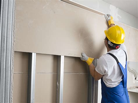 Dry wall installation. Drive Screws Into the Drywall Panels. Photo: andranik123 / Adobe Stock. Next, drill the drywall screws into the studs to firmly secure the panels into place. Drill … 