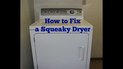 Dryer is squeaking. Both gas and electric dryers use a drive belt to rotate the machine’s drum. If you have an older machine, it might be the case that your drive belt has worn out or dried out over time. A worn drive belt might stretch and crack, leading to squeaking noise. To check your dryer’s drive belt, remove the front panel (or lift … 