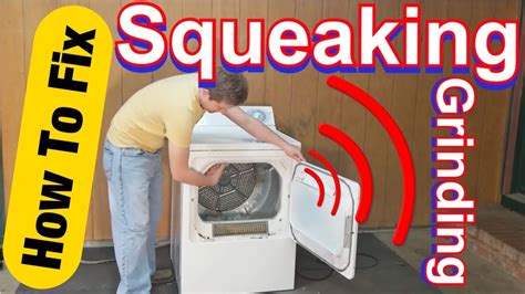 Dryer making squeaking noise. If a roller is damaged or worn out, it will produce a high-pitched squealing or squeaking noise when the dryer is running. The defective roller should be replaced with a … 