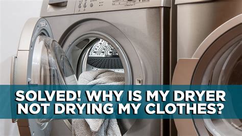 Dryer not drying clothes. 5 days ago · 3 reasons your dryer isn’t drying. 1. The setting Try Auto Dry instead of Timed Dry. Auto Dry senses when the load is dry and doesn’t stop until it is. 2. Venting needs cleaning Venting should be cleaned yearly. If your dryer is connected to old house venting, you’ll likely need to clean the venting before it will run at its optimal ... 