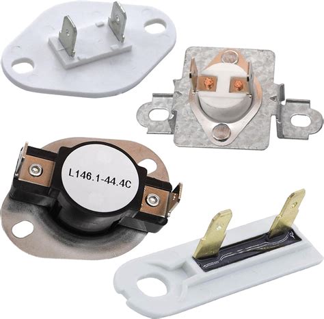 Dryer thermal fuse replacement.  Compatible with a variety of dryers Key ...