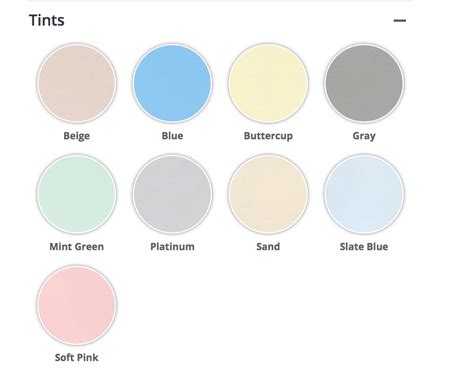 Drylok Extreme Color Chart