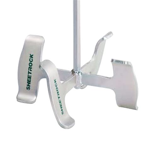 Drywall mud mixer. The ANVIL Quick Mud Mixer is ideal for mixing mortar, thin set, drywall joint compound, acoustic texture and other similar construction materials. The blade angle lifts, folds and whips material to an even texture. The die cast aluminum mixing paddle makes this a sturdy but lightweight mixer. 