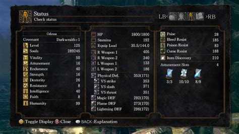 Ds1 soft caps. Intelligence Cap for Sorcerer. Algur_the_Evil 5 years ago #1. Should I stop at 45 or 50 Intelligence for my sorcerer build? It looks like the soft cap for weapon damage is 40 but I'm unsure about sorcery damage. Do catalysts soft cap at 40 as well? MSA. CPA. AUD - 80, BEC - 83, FAR - 77, REG - 75. 