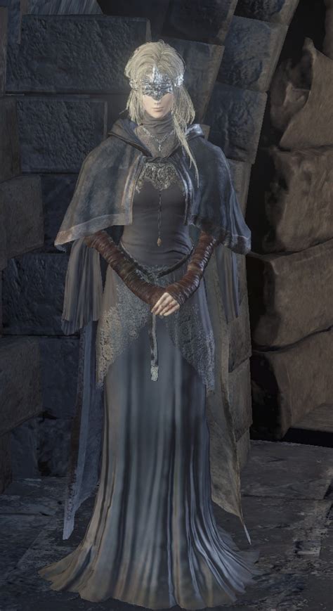 Ds3 firekeeper soul. Lore. A woman who exists to guard the bonfire at Firelink Shrine and to serve the player. She has lost her light, and wears a crown which covers her eyes. 
