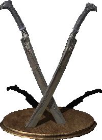 Get the Old Wolf Curved Sword (level one watchdogs of Farron covenant item) and equip that on your left hand and put It on your back. Then equip the Pontiff's Right Eye ring. These 2 item together will increase your damage output the more you hit something. The old wolf curved sword starts this effect immediately while the ring will add to it.